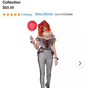 Brand new Pennywise women’s costume